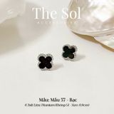  Bông Tai Titan Black Lou 0.9cm - Mẫu 57 