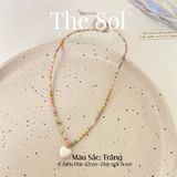  Vòng Cổ Hạt Cườm Trái Tim Sắc Màu 
