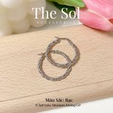  Bông Tai Titan Twisted Hoops 