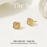  Bông Tai Titan Blossom Lou 0.9cm - Mẫu 103 