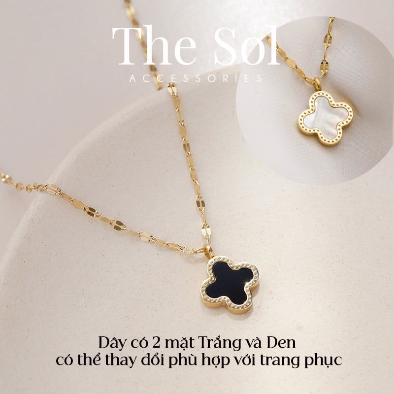  Dây Chuyền Titan Black&White Lou - Mẫu 82 