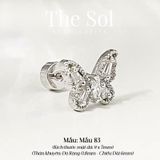  Khuyên Tai Titan Dia Butterfly - Mẫu 83 