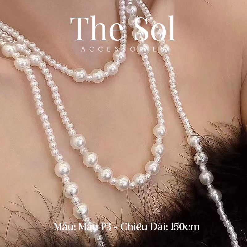  Dây Chuyền Ngọc Trai Long Pearl - Mẫu P3 