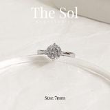  Nhẫn Titan The Diamond 7mm 
