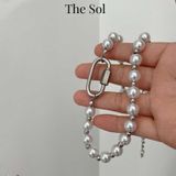  Dây Chuyền Titan Unisex Pearls Carabiner - Mẫu 55 