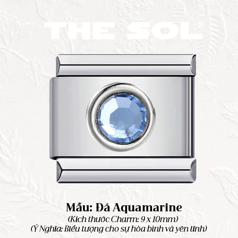  Charm Titan Italian Bracelet - Gems Charm 