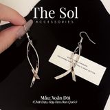  Bông Tai Hàn Quốc Twisted Pair 