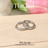  Bông Tai Titan Diamond Hoops 
