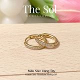  Bông Tai Titan Diamond Hoops 