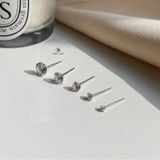  Bông Tai Bạc Basic Ngọc 