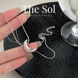  Dây Chuyền Hàn Quốc Silver Moon 