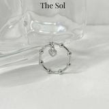  Nhẫn Hàn Quốc Silver Heart 