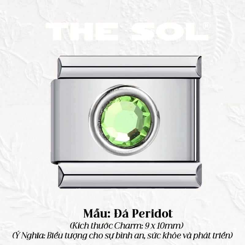  Charm Titan Italian Bracelet - Gems Charm 