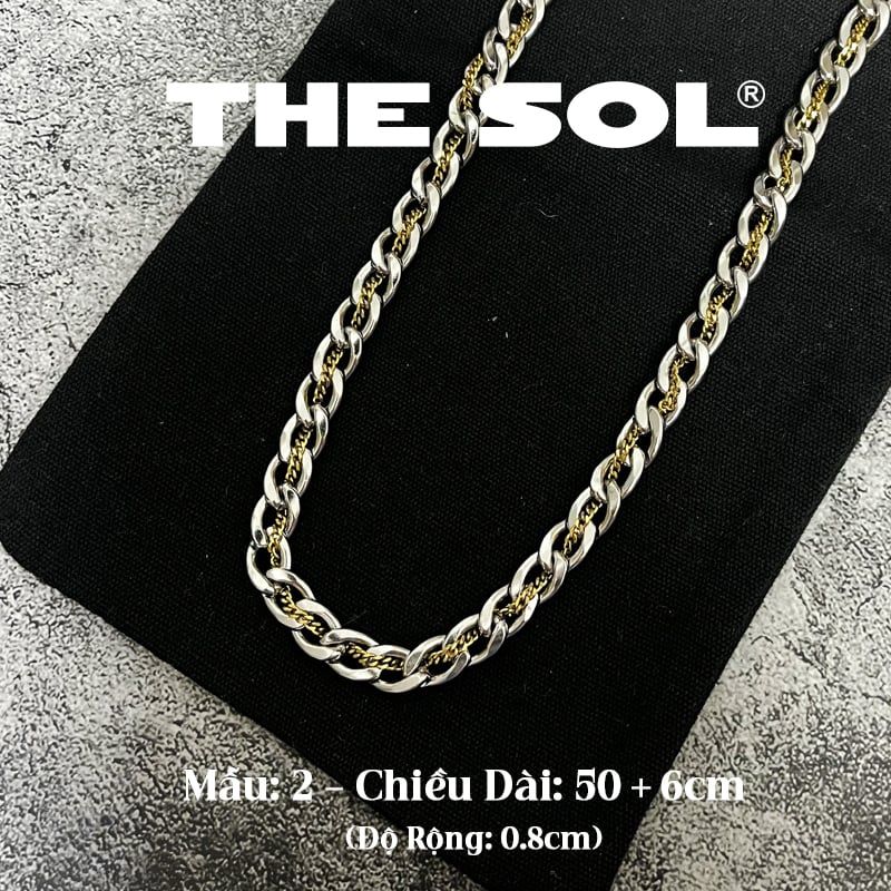  Dây Chuyền Titan Unisex Golden Chain 