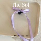  Kẹp Tóc Hàn Quốc Color Bow - Nơ Đơn (2 Chiếc) 