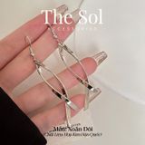  Bông Tai Hàn Quốc Twisted Pair 