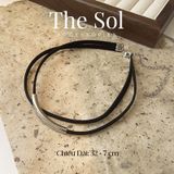  Choker Hàn Quốc Double Black Layer 