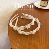 Cài Tóc Hàn Quốc Pearl Flower 