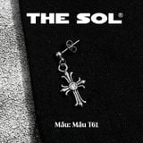  Khuyên Tai Titan Unisex Chrome Heart - Mẫu T61 