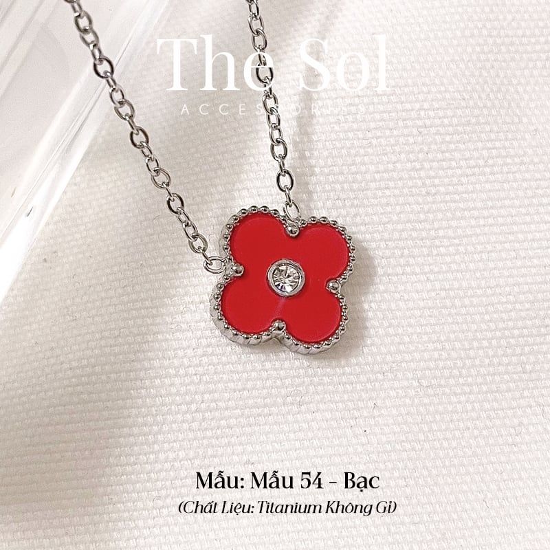  Dây Chuyền Titan Dia In Red Lou 1.3cm 