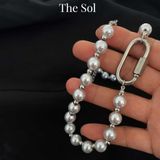  Dây Chuyền Titan Unisex Pearls Carabiner - Mẫu 55 