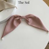  Kẹp Tóc Hàn Quốc Elengent Bow & Pearls 