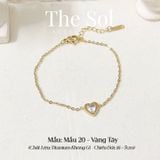  Lắc Tay Titan Mini Diamond Heart - Mẫu 20 