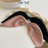  Kẹp Tóc Hàn Quốc Elengent Bow & Pearls 