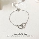  Lắc Tay Titan Double Heart - Mẫu 72 
