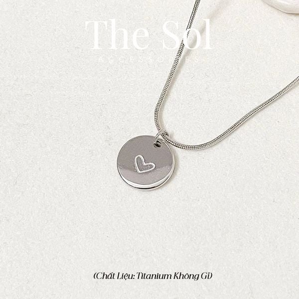  Dây Chuyền Titan Couple Heart 