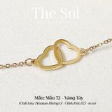 Lắc Tay Titan Double Heart - Mẫu 72 