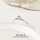  Nhẫn Titan Simple Diamond - Mẫu 36 