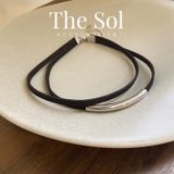  Choker Hàn Quốc Double Black Layer 