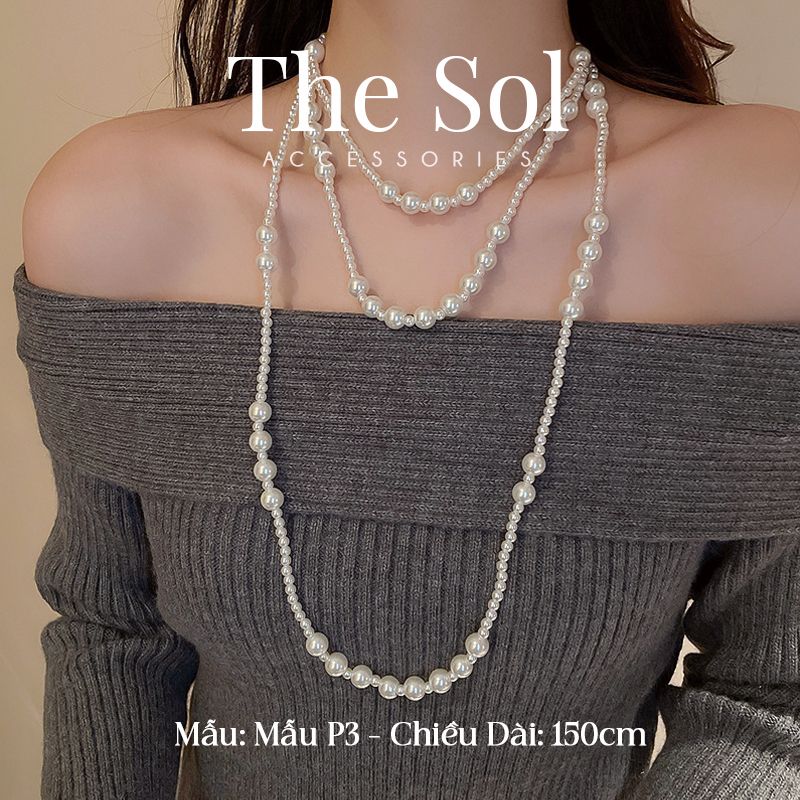  Dây Chuyền Ngọc Trai Long Pearl - Mẫu P3 