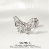  Khuyên Tai Thép Xi Mạ Dia Butterfly - Mẫu 81 