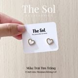  Bông Tai Titan Mini Colour Heart 