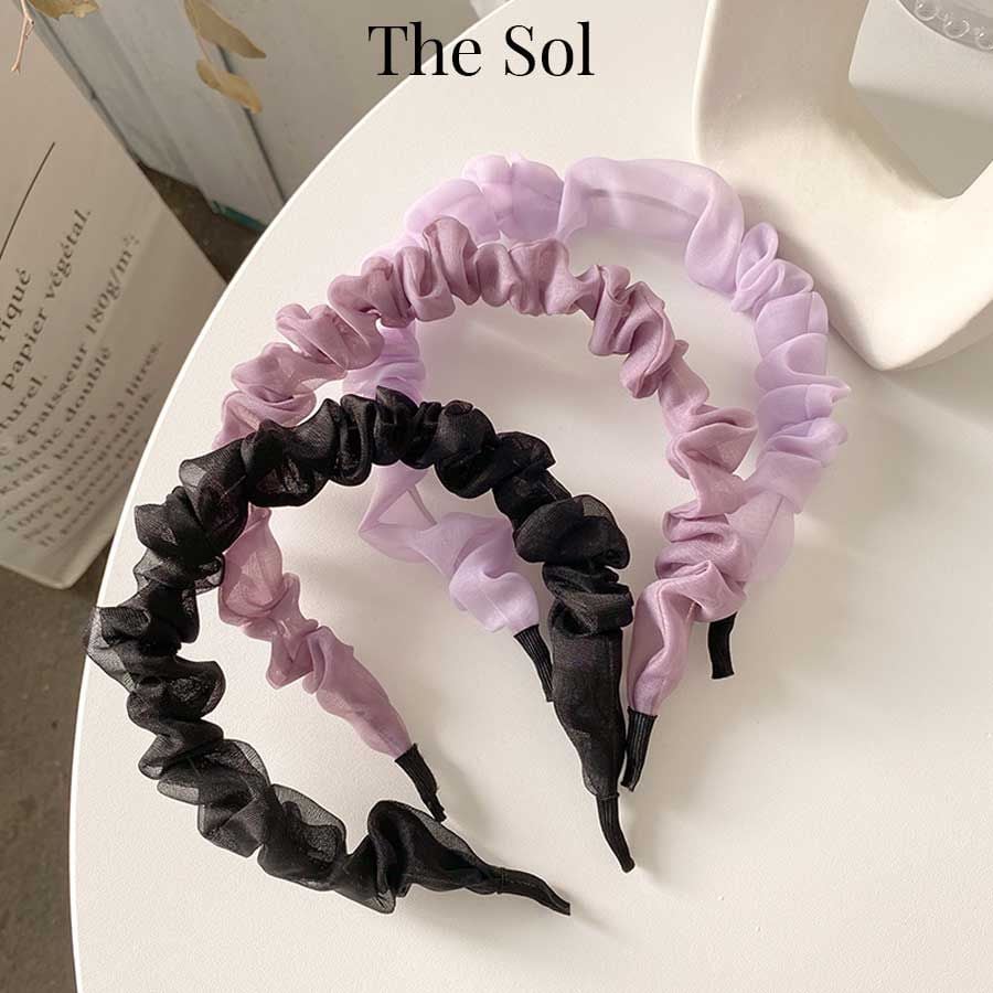  Cài Tóc Hàn Quốc Ruffled Chiffon 