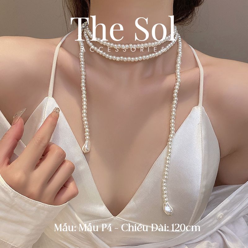  Dây Chuyền Ngọc Trai Long Pearl - Mẫu P4 