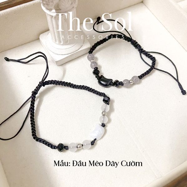  Lắc Tay Hàn Quốc Cat's Head - Dây Cườm 