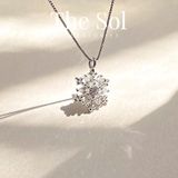  Dây Chuyền Bạc Snow Flower 3 
