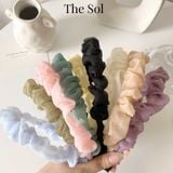  Cài Tóc Hàn Quốc Ruffled Chiffon 