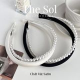  Cài Tóc Hàn Quốc Pearl Satin 