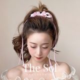  Kẹp Tóc Hàn Quốc Color Bow - Nơ Đôi (2 Chiếc) 