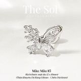  Khuyên Tai Thép Xi Mạ Dia Butterfly - Mẫu 85 