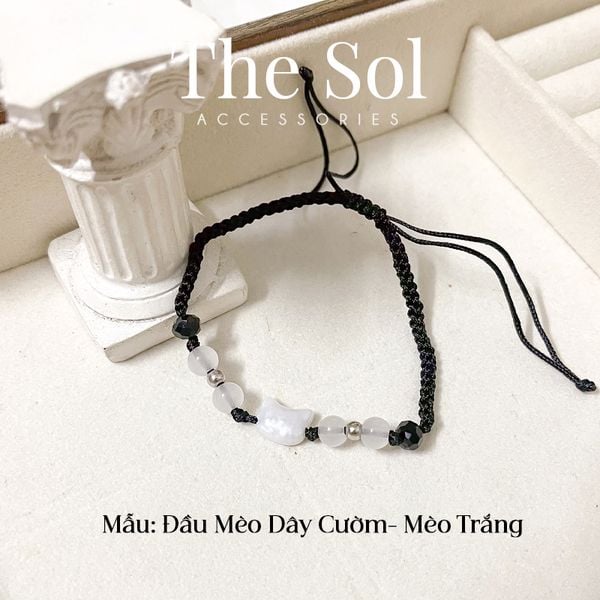  Lắc Tay Hàn Quốc Cat's Head - Dây Cườm 