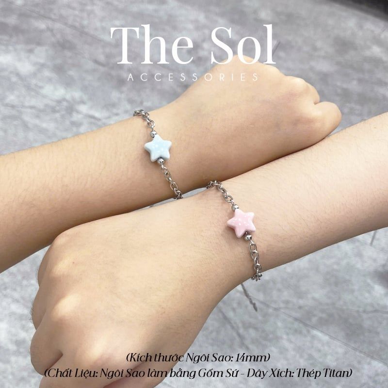  Lắc Tay Titan Couple Colour Star 