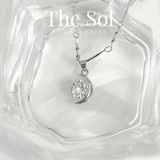  Dây Chuyền Hàn Quốc Diamond On Moon 