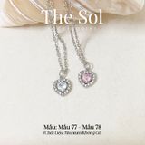  Dây Chuyền Titan Blue Heart - Mẫu 78 