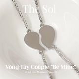  Lắc Tay Titan Couple Silver Heart 