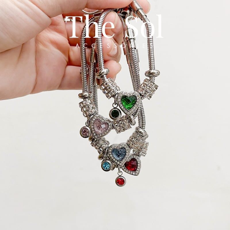  Vòng Charm Pandora The Green Heart 